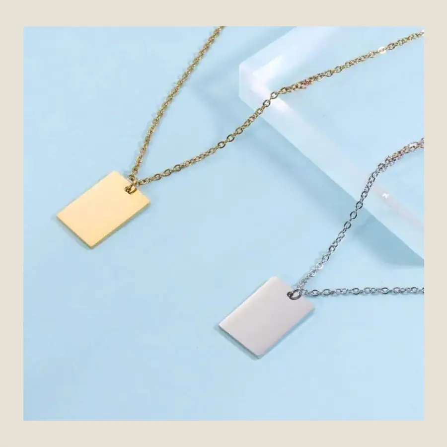 قلادة فضية مميزة من تصميمك 6 RGS002